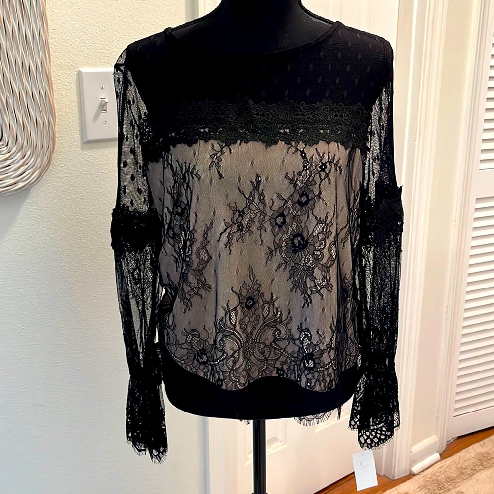 Honey & T long sleeve romantic blouse